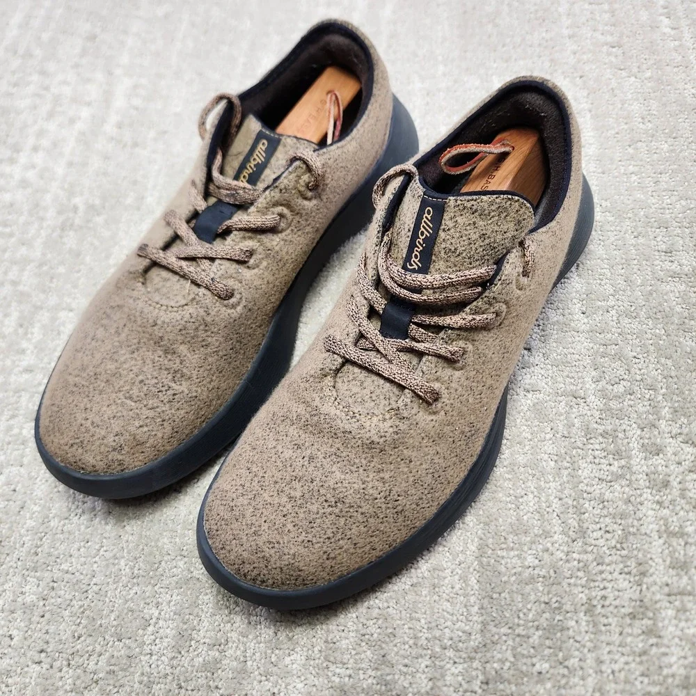 Allbirds Wool Runner 2 Mens 13 Brown Marl Low Top Sneakers A10993M130-0624HL